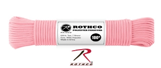 Picture of Rose Pink - 100 Foot - 5/32 Inch - Polyester Paracord