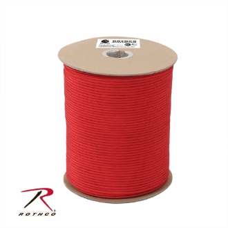 Picture of Red - 1,000 Foot - 550 LB Type III Paracord