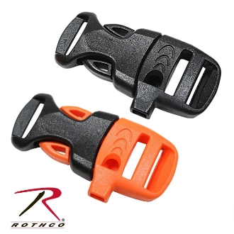 5/8 Inch Whistle Side Release Buckles, Paracord, Rothco