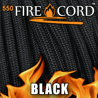 Picture of 550 FireCord - Black - 25 Feet by Live Fire Gear™