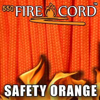 550 FireCord - Safety Orange - 25 Feet by Live Fire Gear™
