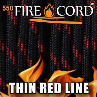 Picture of 550 FireCord - Thin Red Line - 25 Feet by Live Fire Gear™