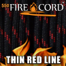 Picture of 550 FireCord - Thin Red Line - 50 Feet by Live Fire Gear™