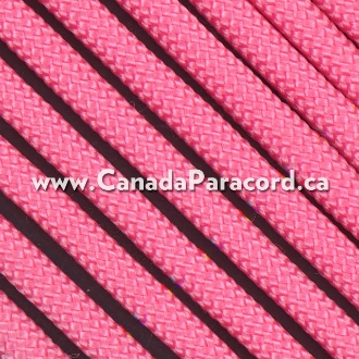 Rose Pink - 100 Feet - 550 LB Paracord 