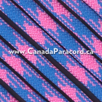 100FT Type III Rose Pink Paracord 550 Parachute Cord 7 Strand Made In USA