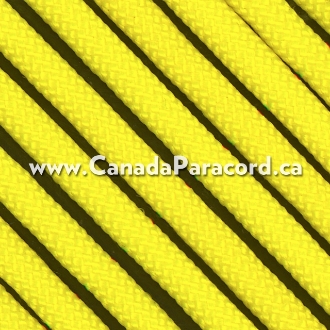 Neon Yellow - 95 Paracord Type 1 Nylon - 100 Feet