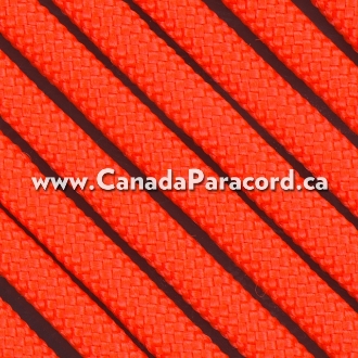 Neon Orange - 95 Paracord Type 1 Nylon - 100 Feet