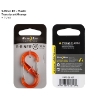 S-Biner® Plastic Double Gated Carabiner #2 - Orange