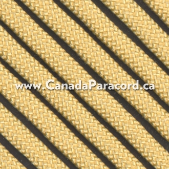 550 Paracord Gold Made in the USA Nylon/Nylon Type 111. – Paracord