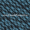 Neon Turquoise / Black Camo - 50 Ft - 550 LB Cord