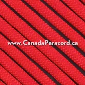 Red - 100 Feet - 550 LB Paracord