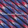 Red, White & Blue Camo - 100 Foot - 550 LB Paracord