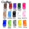 3/8 Inch Curved Side Release Buckles - Various Colours - Coobigo