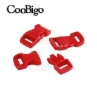 Red 3/8 Inch Curved Side Release Buckles - Various Colours - Coobigo