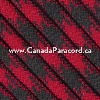 Imperial Red and Black 50/50 - 50 Ft - 550 LB Cord