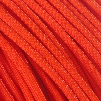 Safety Orange - 25 Foot - 550 LB Type III Paracord