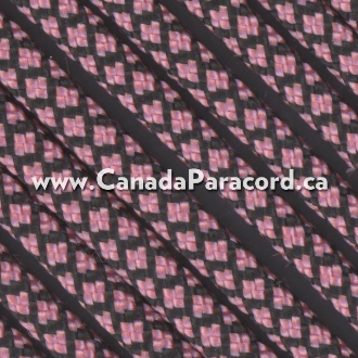 Rose Pink Diamonds - 25 Ft - 550 LB Paracord