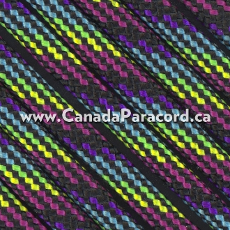 Picture of Neon Stripes - 50 Foot - 550 LB Paracord