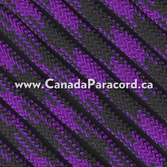 Picture of Purple and Black 50/50 - 1,000 Ft - 550 LB Paracord
